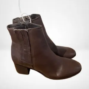 Aquatalia Naiya Ankle Bootie Boots  Sz 8.5 Brown  $495