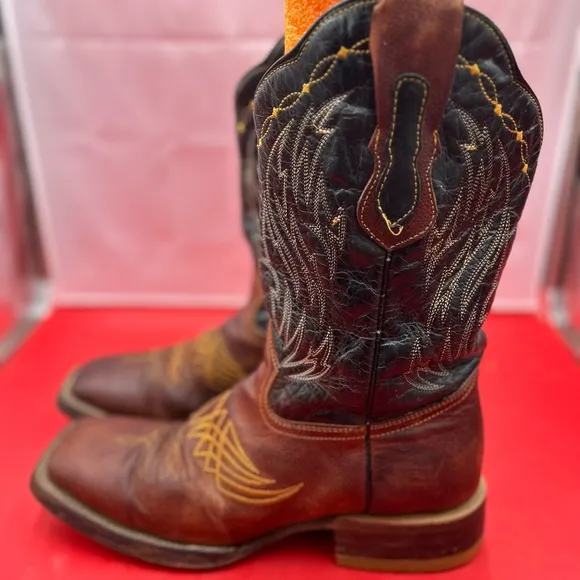Arango Mexican leather men 9 cowboy boots