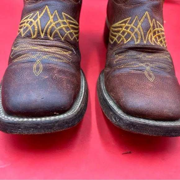Arango Mexican leather men 9 cowboy boots