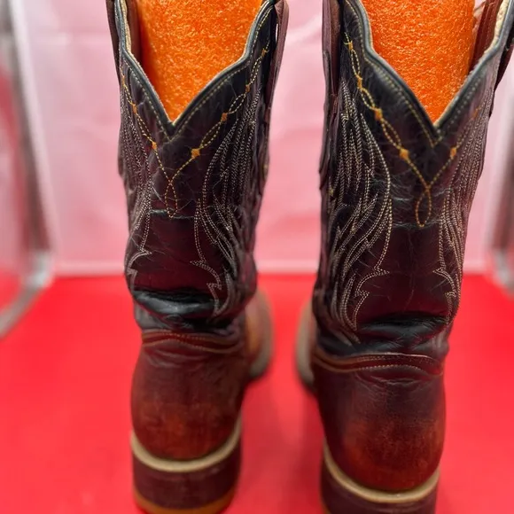 Arango Mexican leather men 9 cowboy boots