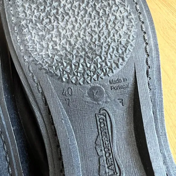Arcopedico Black Leather Mary Jane Comfort Flats Women's Size 40