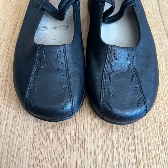 Arcopedico Black Leather Mary Jane Comfort Flats Women's Size 40