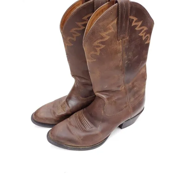 ARIAT 34625 Sedona 10.5 EE Brown Leather R toe Cowboy Western Boots