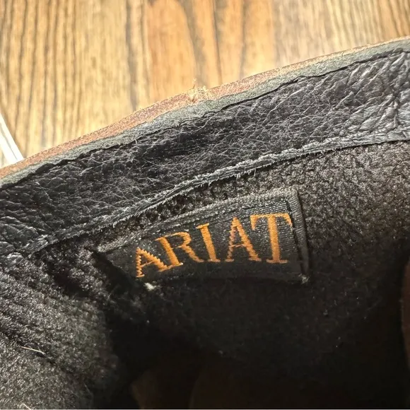 Ariat ATS Advanced Torque Stabilizer Heritage Leather Lace Up Kiltie Boots 7.5