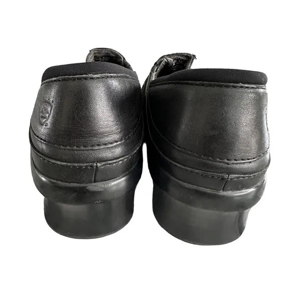Ariat | Black Slip On Leather Clogs Wedge Shoes Size 7.5