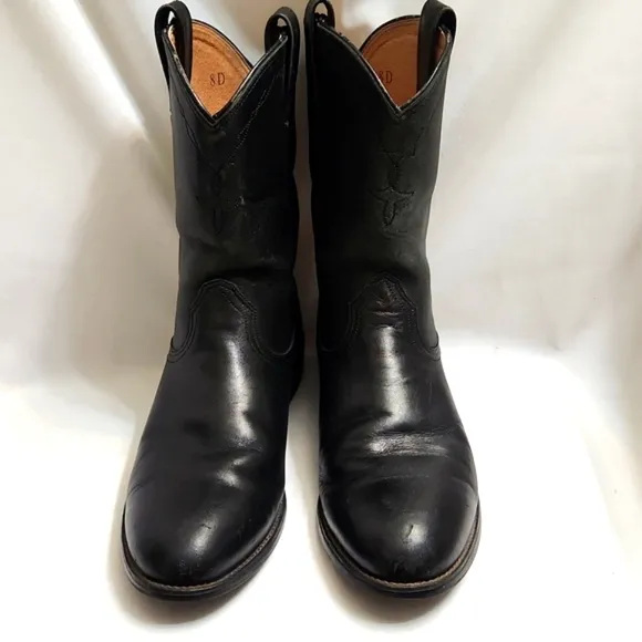Ariat Heritage Roper Black Leather Western boots (m size 8D)