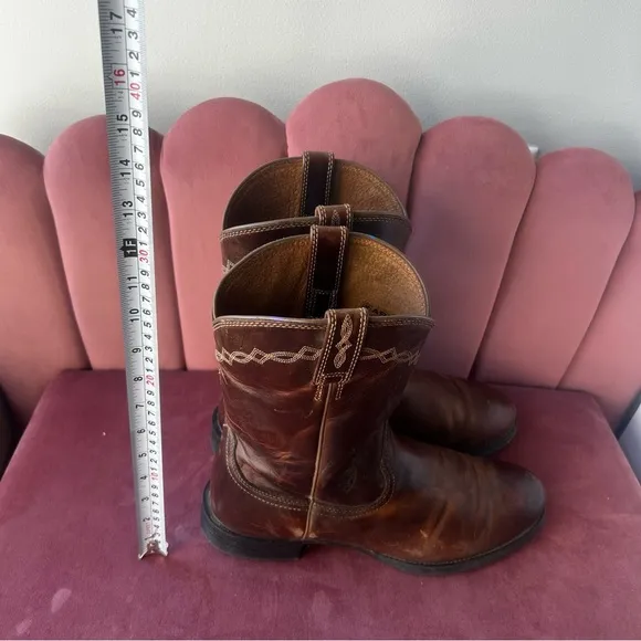 Ariat Men’s Brown Leather Western Boots size 12 D