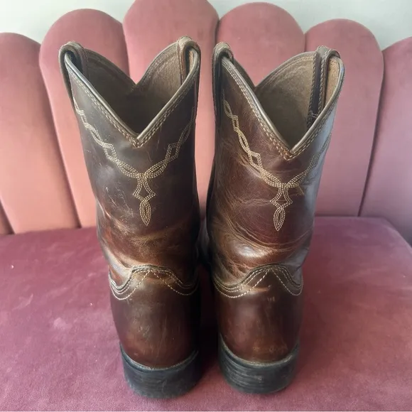 Ariat Men’s Brown Leather Western Boots size 12 D