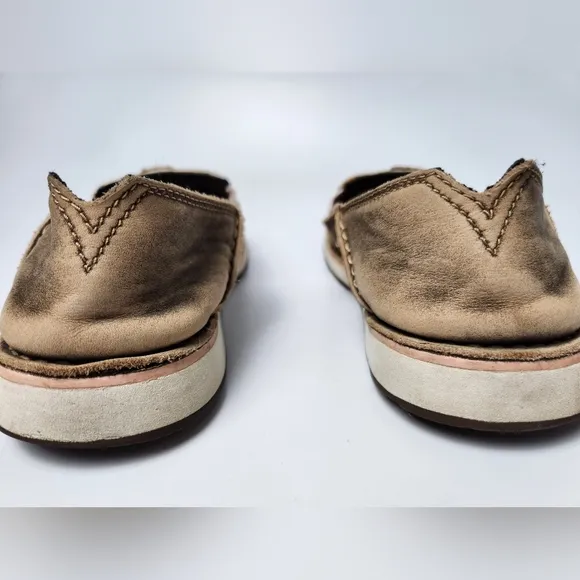 Ariat Slip On Feather 8.5 Women’s Casual‎ Leather Shoes Western Comfort Shoes