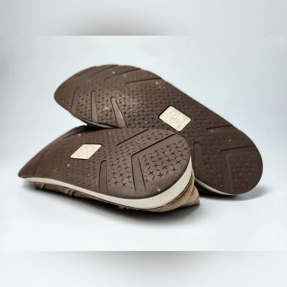 Ariat Slip On Feather 8.5 Women’s Casual‎ Leather Shoes Western Comfort Shoes