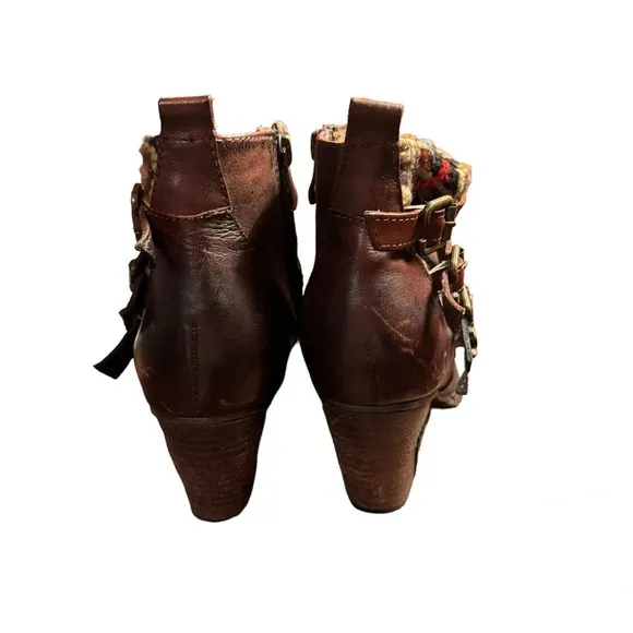 Artsy unique boots- L’Artiste by Spring Step multicolor booties 37
