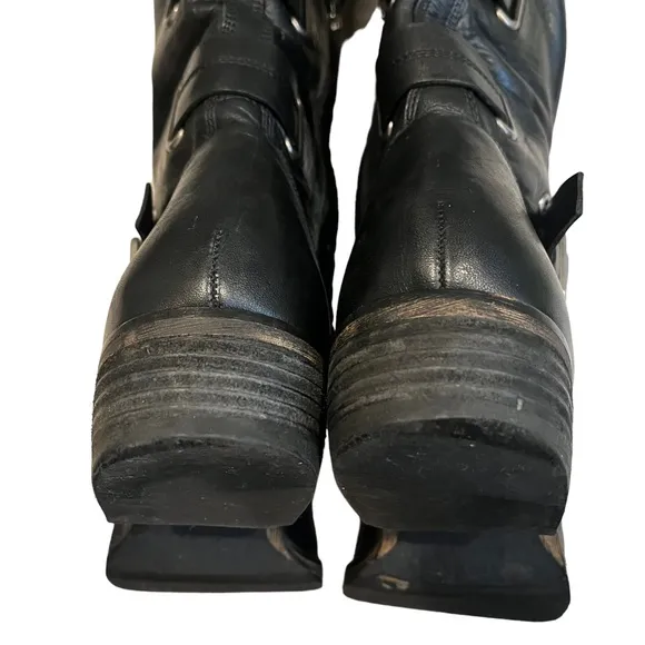 Arturo Chiang Elsie Leather Knee Boots, Sz 7.5