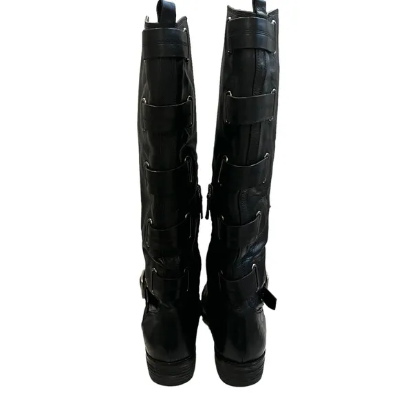 Arturo Chiang Elsie Leather Knee Boots, Sz 7.5