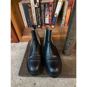 ATP Atelier Women’s 38 US 8 Chelsea Tan &amp; Black Booties Boots Leather