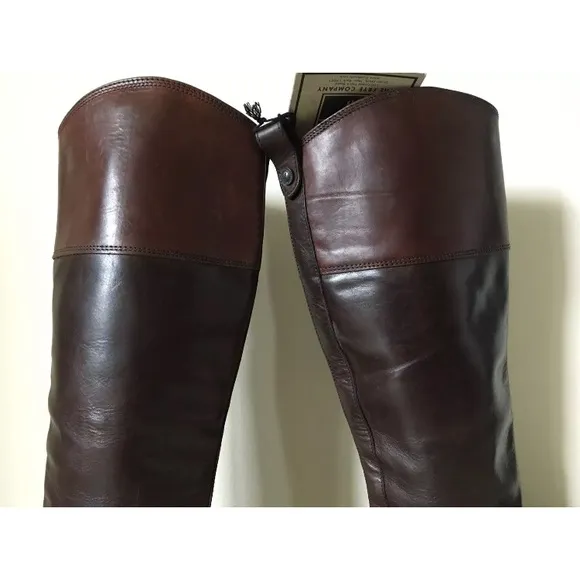 Authentic FRYE Melissa Harness Tall Knee High Leather Boots