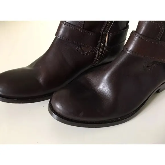 Authentic FRYE Melissa Harness Tall Knee High Leather Boots