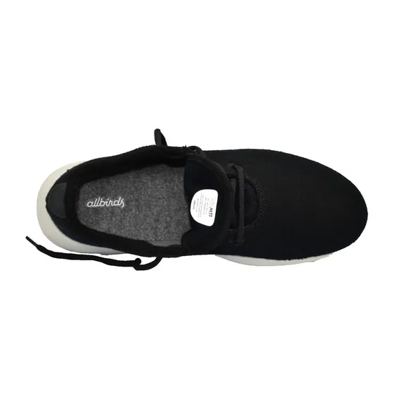 B5 NEW ALL BIRDS ZQ Black Superfine Merino Wool Everyday Sneaker Shoes Size 11M