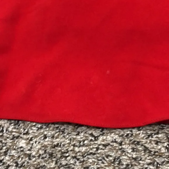 Badgley Mischka Cascade Gown Size 4 Red Formal Maxi Dress