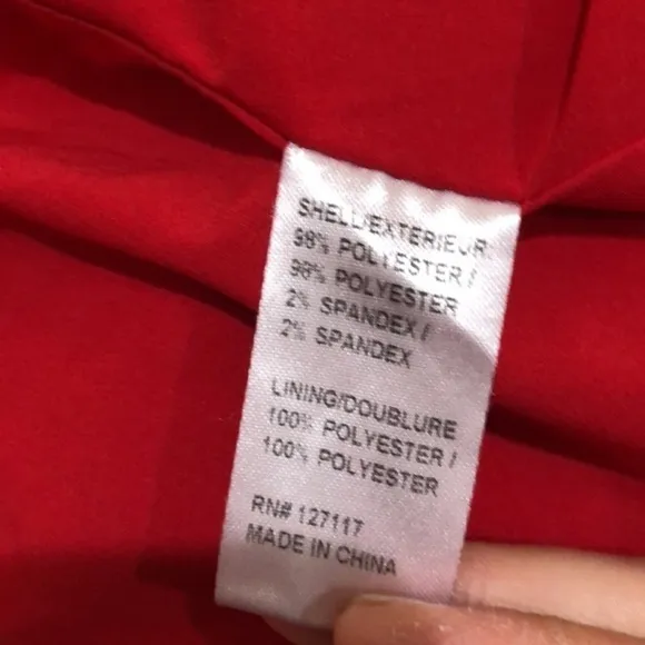 Badgley Mischka Cascade Gown Size 4 Red Formal Maxi Dress