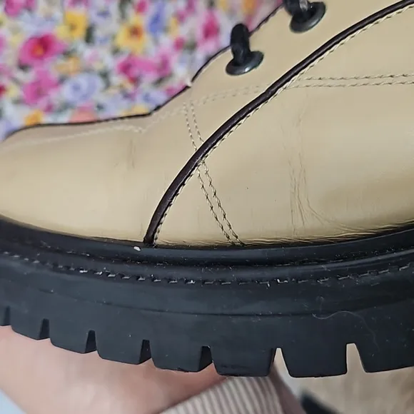 Bakers leather  combat boots size 7