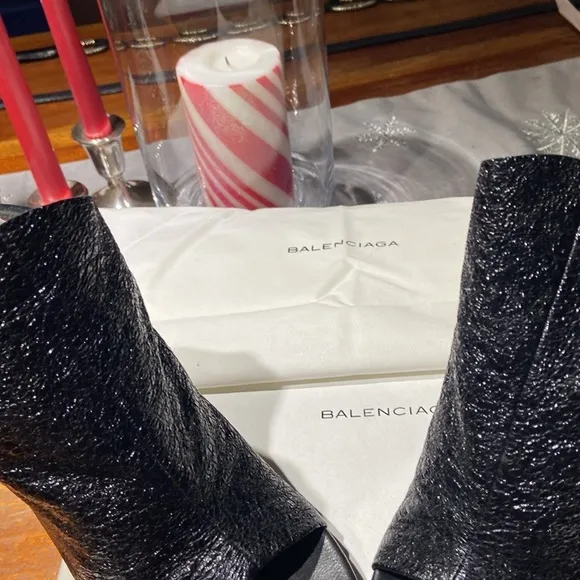Balenciaga sparkling wedges size 7 US look new worn only a few times