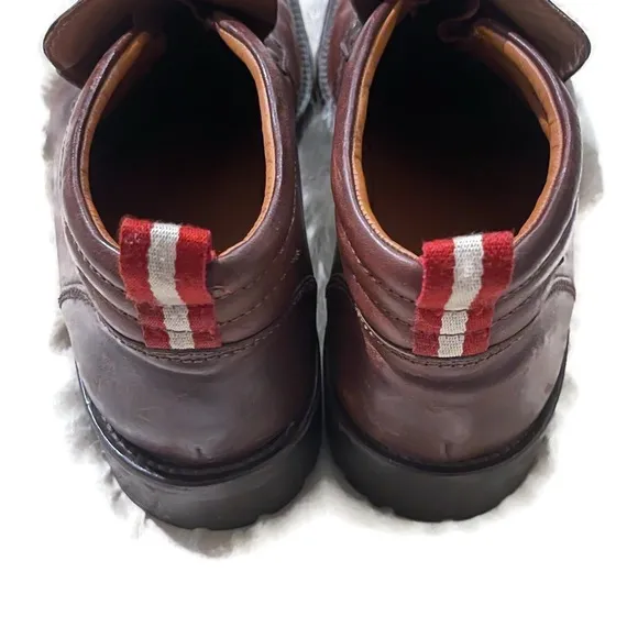 Bally Chocolate Brown Leather Ankle Boots