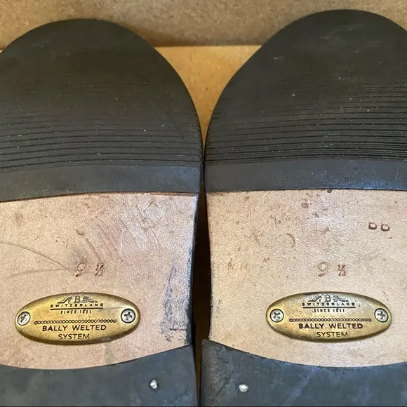 Bally Made in France Derby split Toe Shoes 9.5