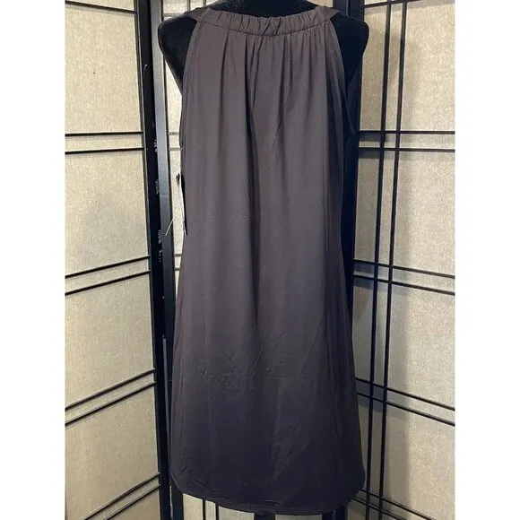 Banana Boat Sleeveless Shift Dress UPF 50  Size XXL Black BB226 Slip On