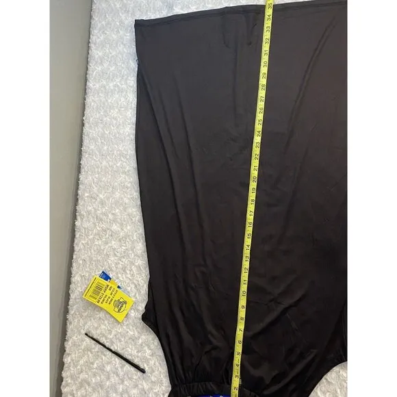 Banana Boat Sleeveless Shift Dress UPF 50  Size XXL Black BB226 Slip On