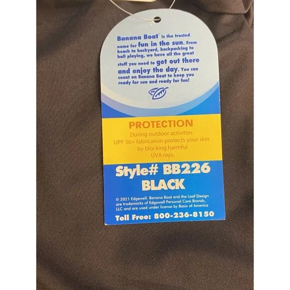 Banana Boat Sleeveless Shift Dress UPF 50  Size XXL Black BB226 Slip On