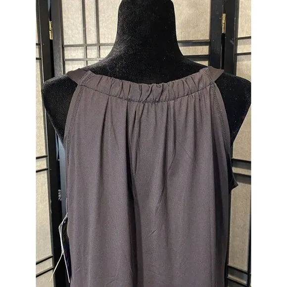 Banana Boat Sleeveless Shift Dress UPF 50  Size XXL Black BB226 Slip On