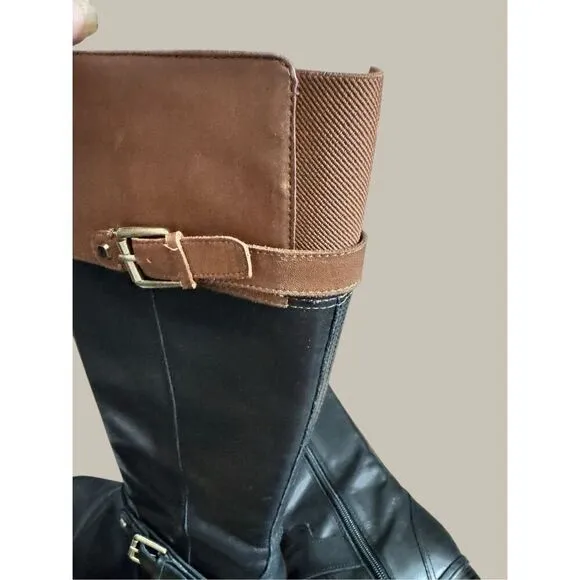 Bandolino Women’s Leather Hi Side-Zip Boots / SZ: 6.5