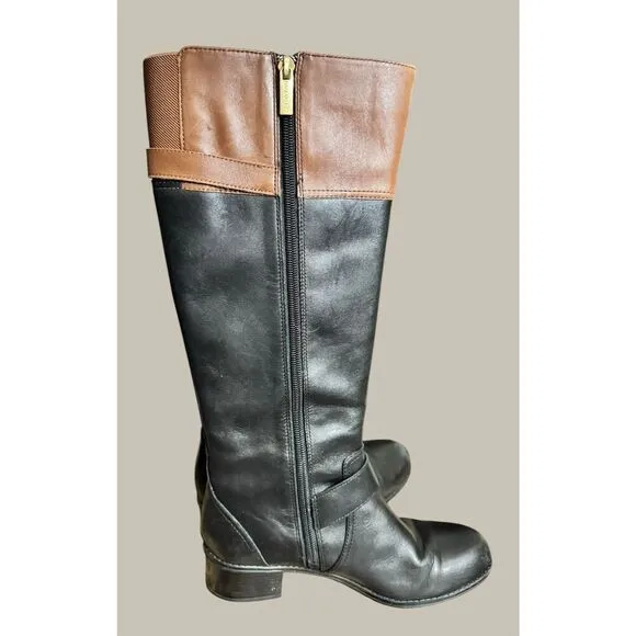 Bandolino Women’s Leather Hi Side-Zip Boots / SZ: 6.5