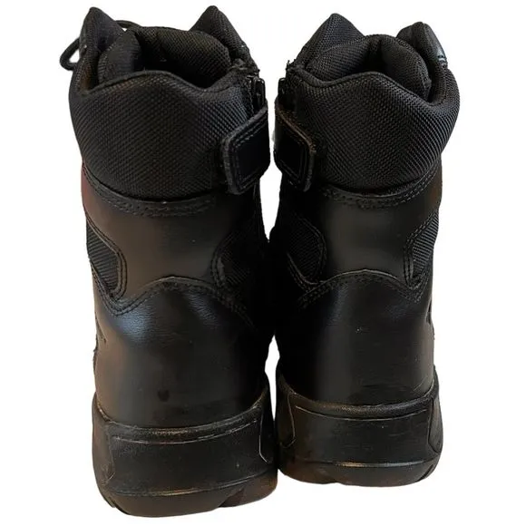 Bates Tactical Sport 2 Tall Black Boots E03180 Size 9 Side Zip 8 Inch