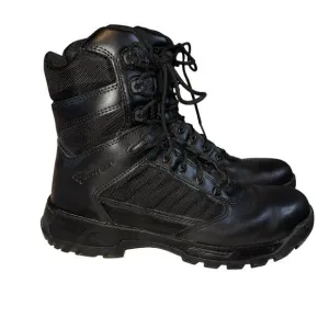 Bates Tactical Sport 2 Tall Black Boots E03180 Size 9 Side Zip 8 Inch