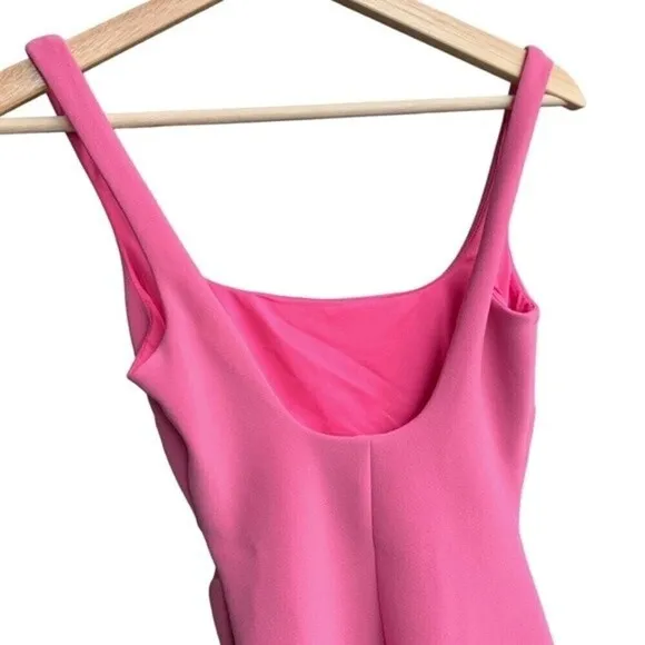 Bec and Bridge Karina Dress 2 Pink Ruched Tuck Mini Tank Dress