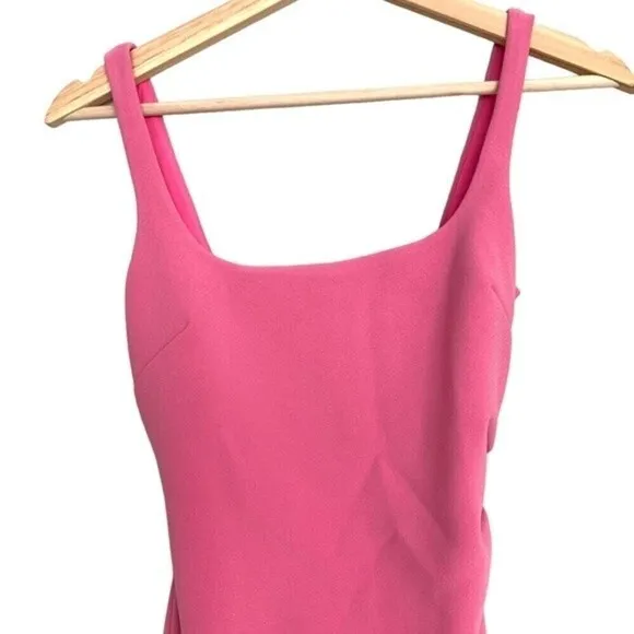 Bec and Bridge Karina Dress 2 Pink Ruched Tuck Mini Tank Dress