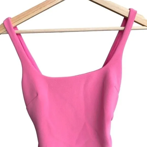 Bec and Bridge Karina Dress 2 Pink Ruched Tuck Mini Tank Dress