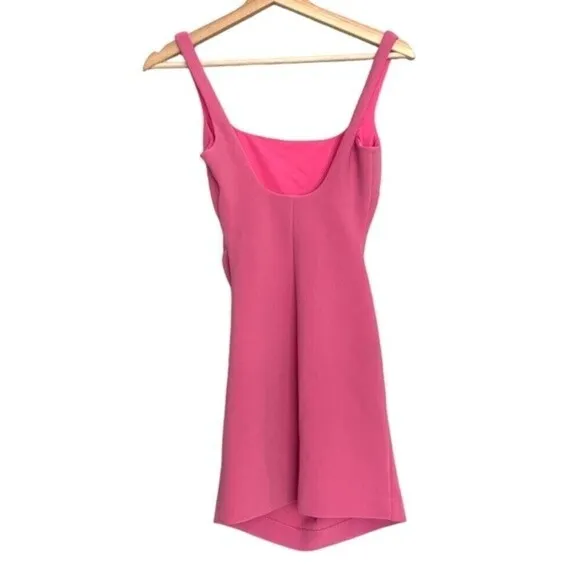 Bec and Bridge Karina Dress 2 Pink Ruched Tuck Mini Tank Dress
