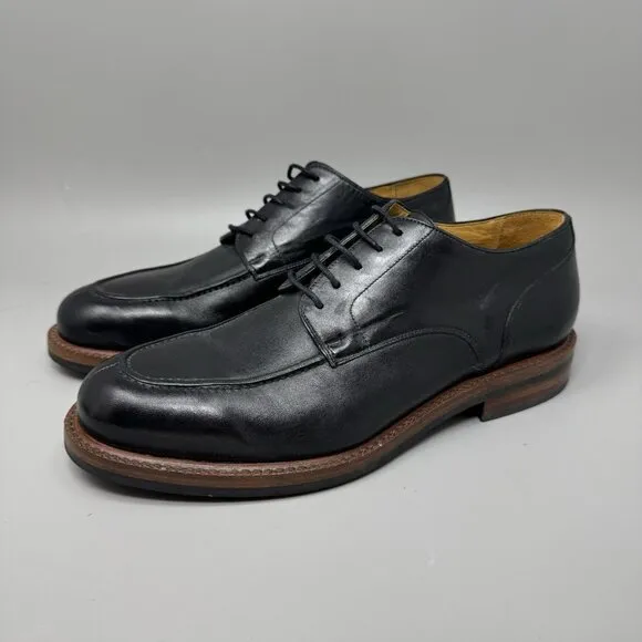 Beckett Simon Split Toe Derbies Mens 10.5 Black Dress Leather Shoes