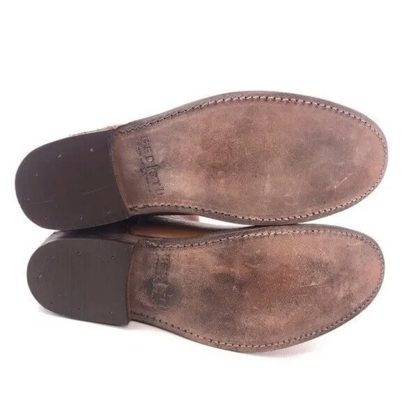Bed Stu Rustic Brown Leather Zip Ankle Boots 11