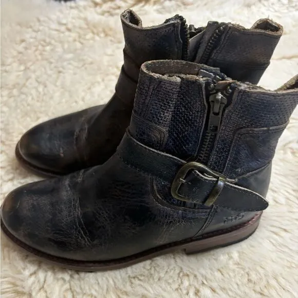 BED STU WOMEN'S BECCA SIDE ZIP BOOTS - ROUND TOE size 6.5