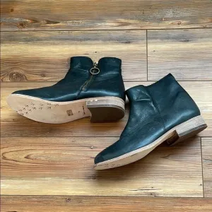 Beek Black Leather Boots
