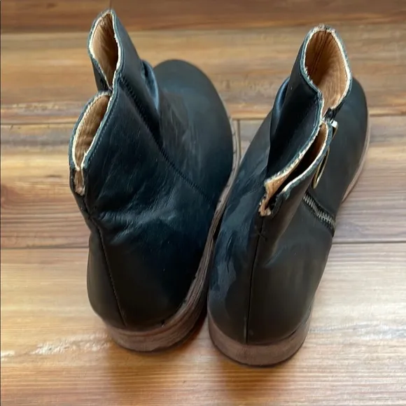 Beek Black Leather Boots