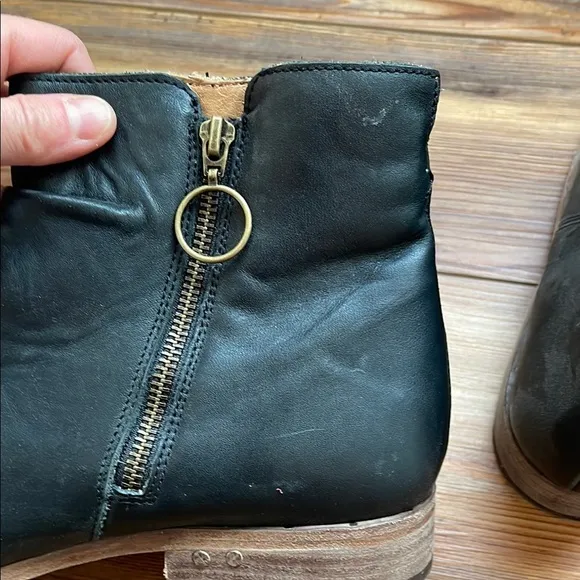Beek Black Leather Boots