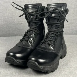 Belleville TR908Z 8&quot; Leather/Nylon High Shine Side Zip Boots Size‎ 5R