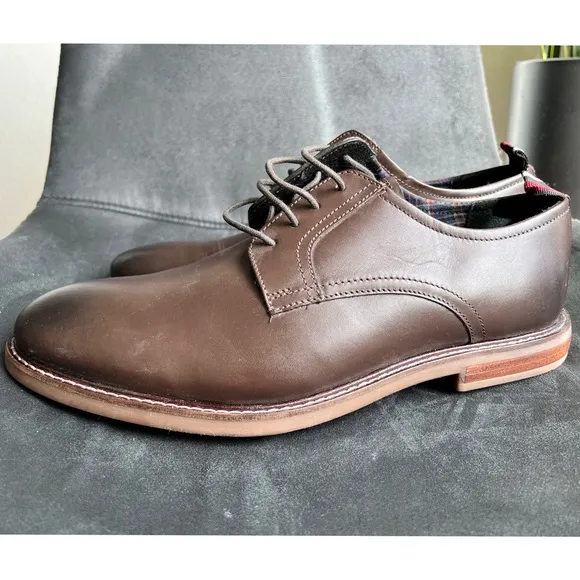 Ben Sherman Brent Leather Plain Toe Derby
