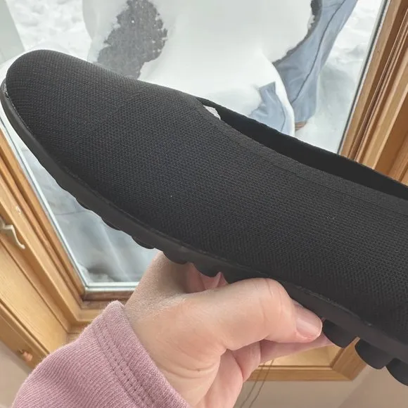 BERNIE MEV Size 36 Shira Flats Memory Foam Black