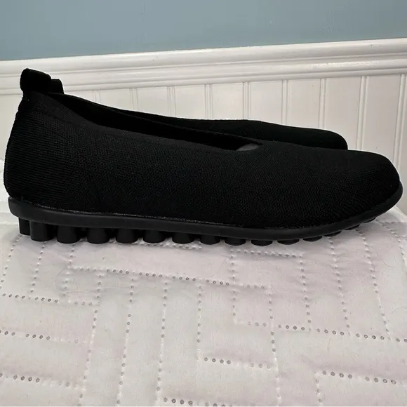 BERNIE MEV Size 36 Shira Flats Memory Foam Black