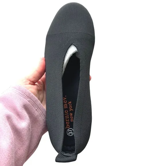 BERNIE MEV Size 36 Shira Flats Memory Foam Black